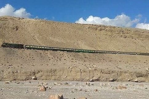 Balochistan: A Land of Riches, Betrayal and Resistance A hijacked Pakistani train in Balochistan, symbolizing the region's ongoing resistance and turmoil.
