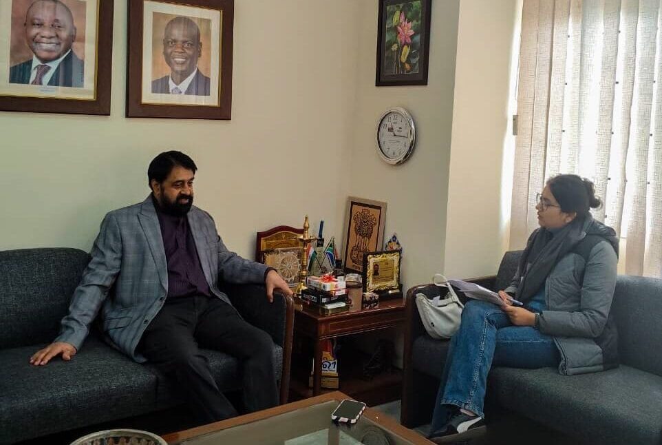 H.E. Anil Sooklal and Shivangi Dhillon