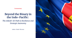 ASEAN-EU strategic partnership in the Indo-Pacific highlighting cooperation, resilience, and strategic autonomy